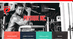 Desktop Screenshot of physiqueinc.net